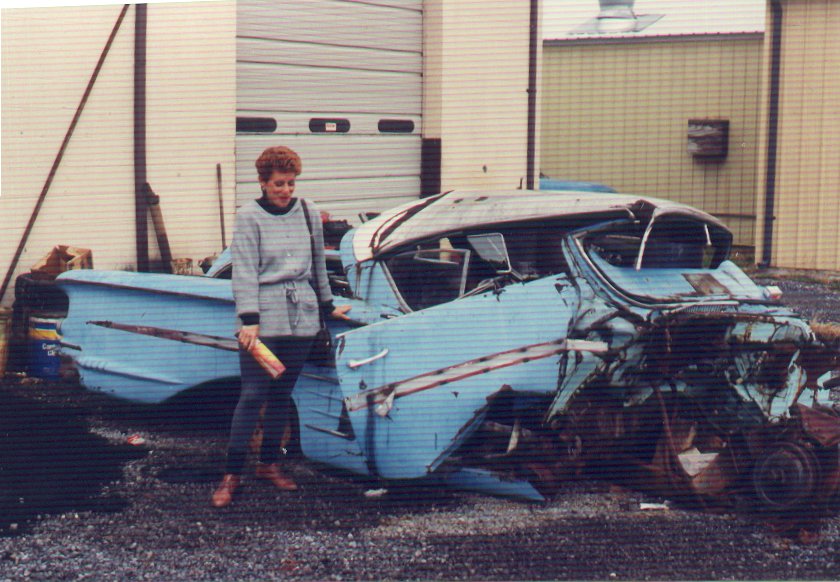 A Before Photo of Moe's 1958 Impala